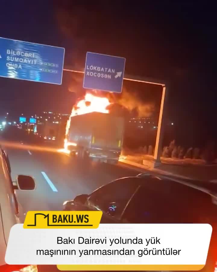 Yasamal rayonunda yanğın