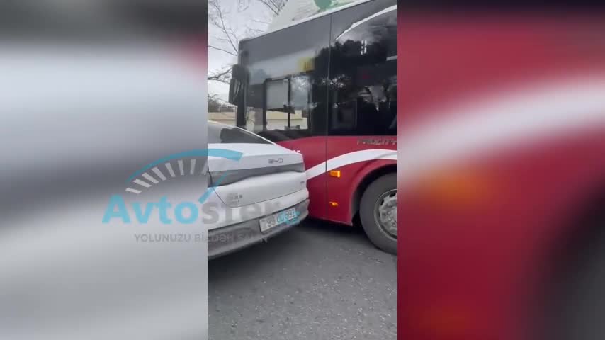 Avtobus qəzaya düşdü