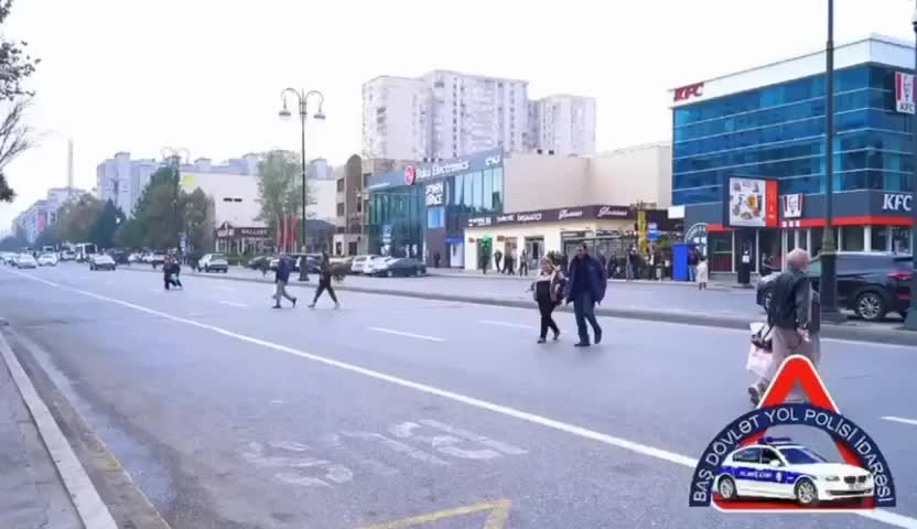 Yol polisi piyadalara qarşı hərəkətə keçdi