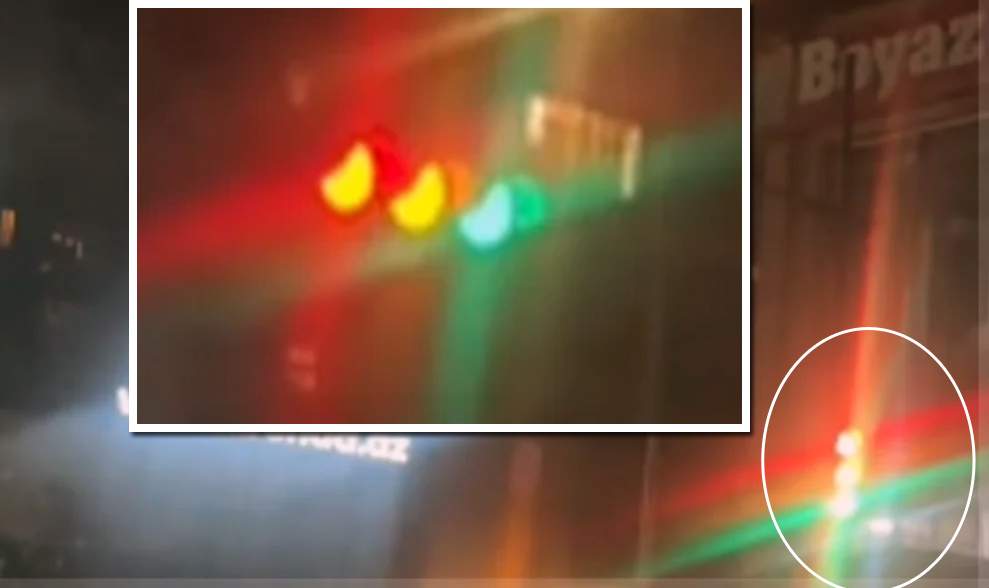 Bakıda işıqforun üç işığı birdən yandı