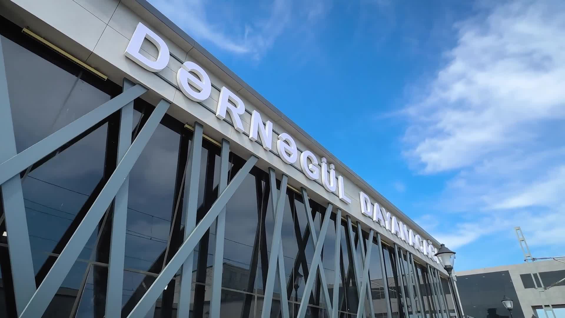 Dərnəgül dayanacağının tikintisi yekunlaşır