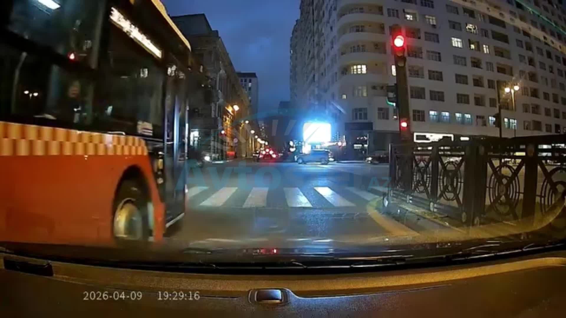 Bakıda təhlükə saçan avtobus sürücüsü