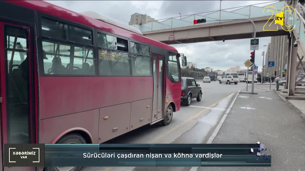 Bu nişanı görəndə çaş-baş qalan sürücülərin diqqətinə!