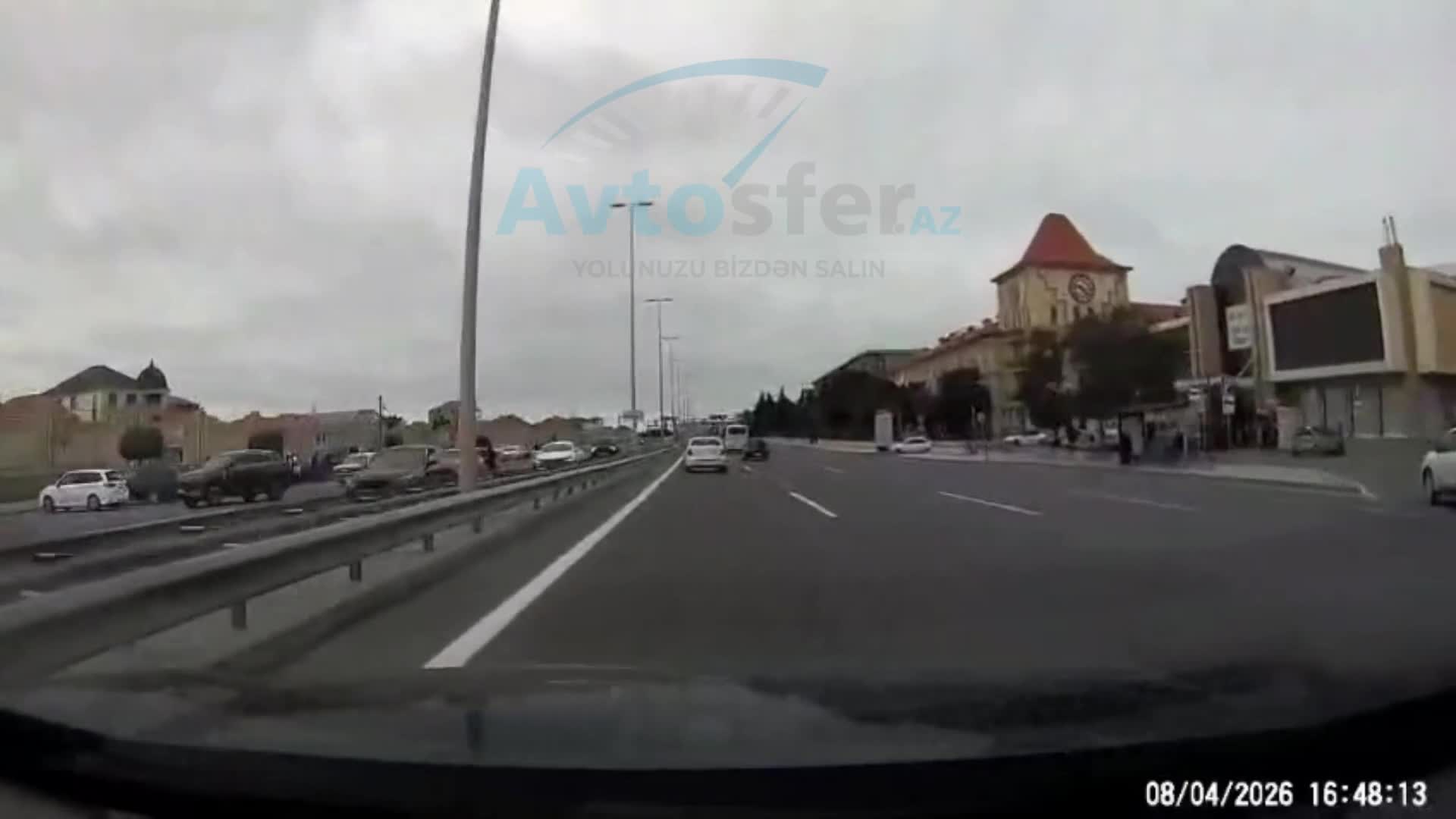 Yüksək sürətli yolda məsuliyyətsizlik