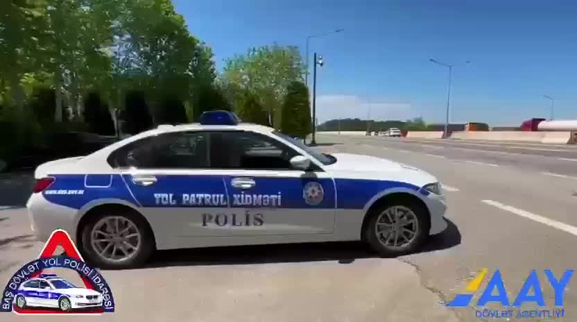 Qaydaları pozan sürücü saxlanıldı
