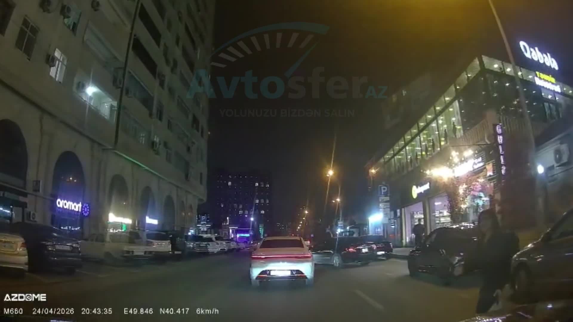 Qayda pozan qadın piyada sürücünü günahkar çıxardı