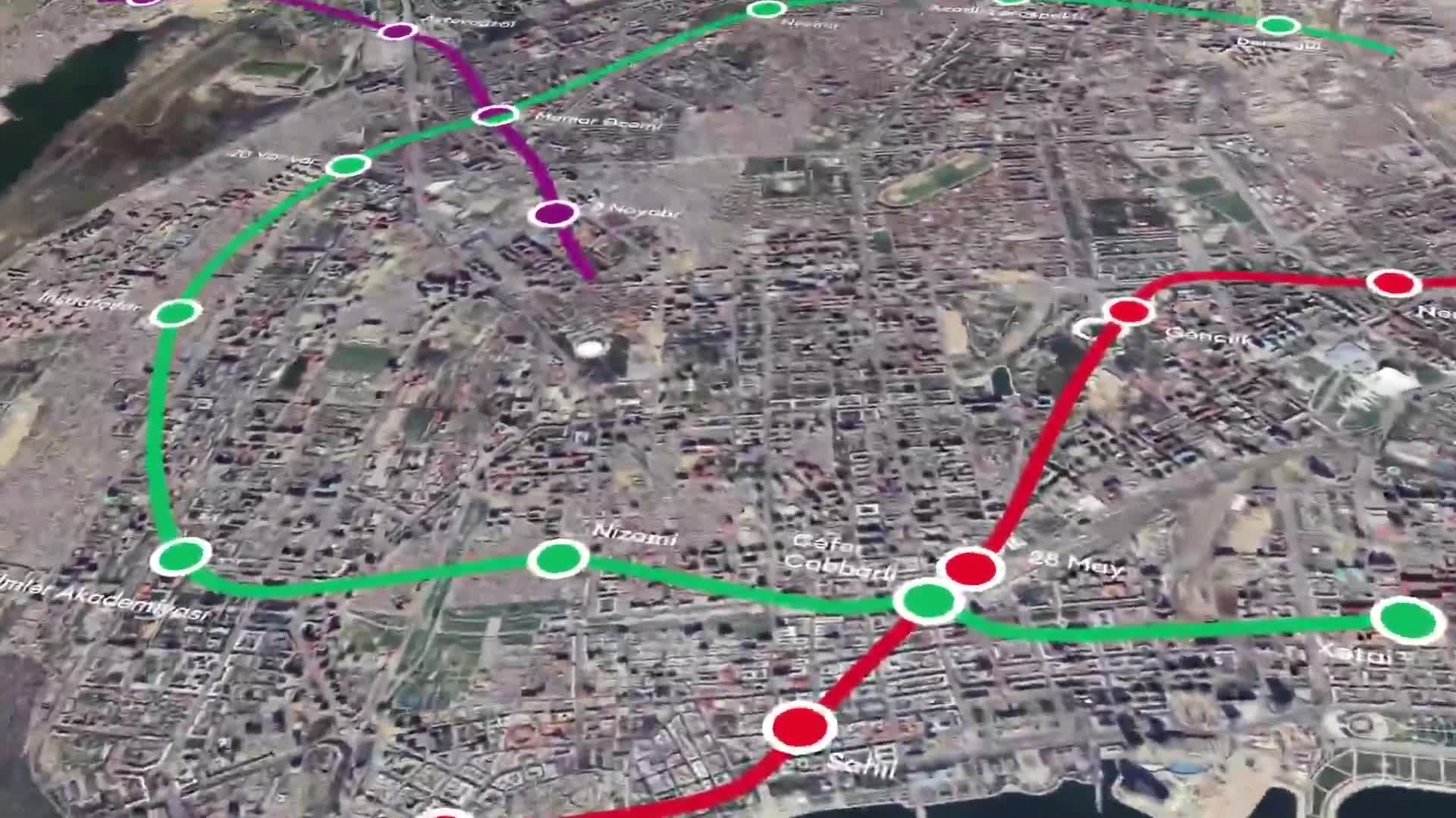 Bakıda "B-04" metro stansiyasının yerləşəcəyi DƏQİQ ÜNVAN