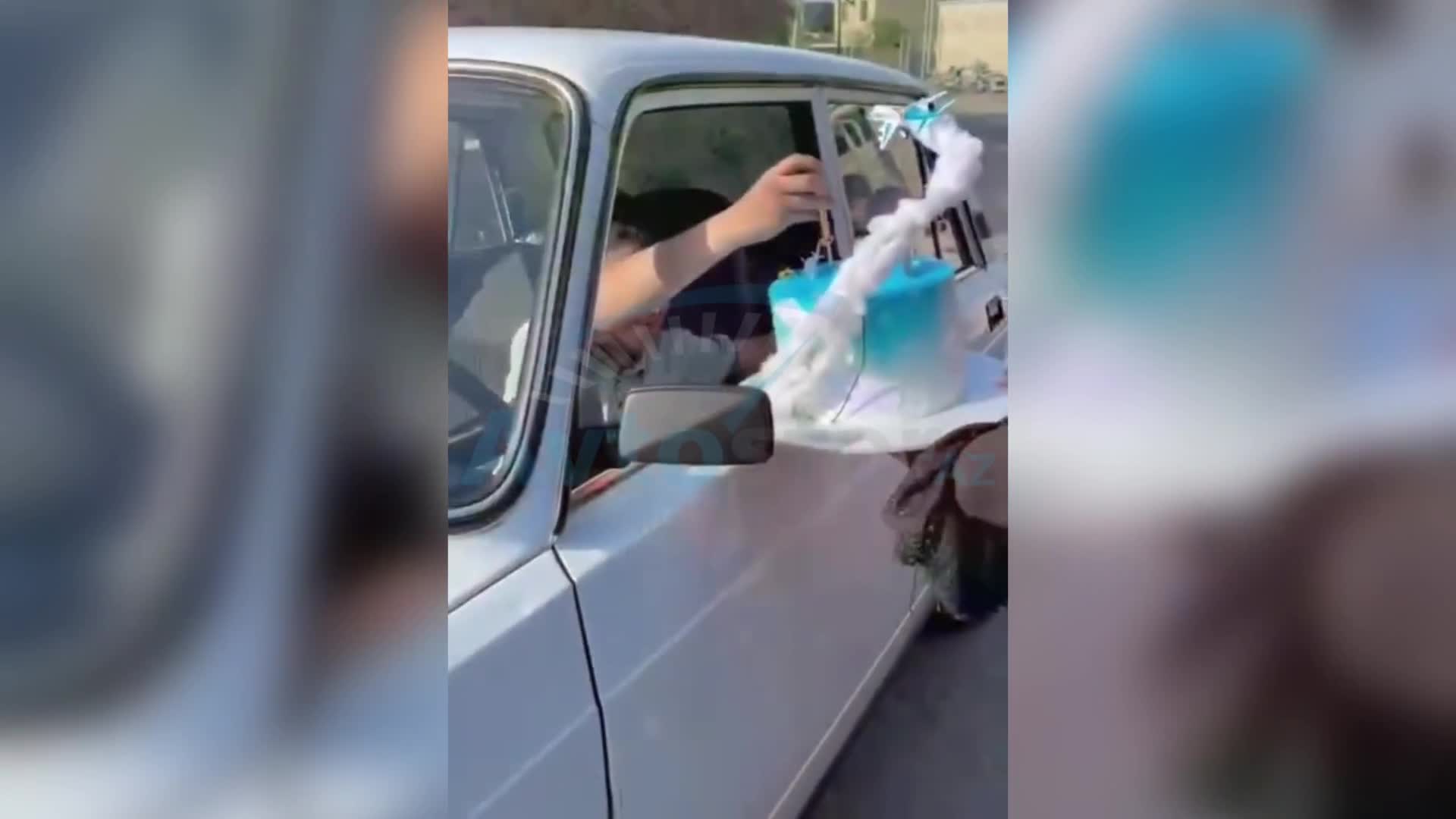 Gəncədə 10 yaşlı uşaq sükan arxasında ad gününü qeyd etdi