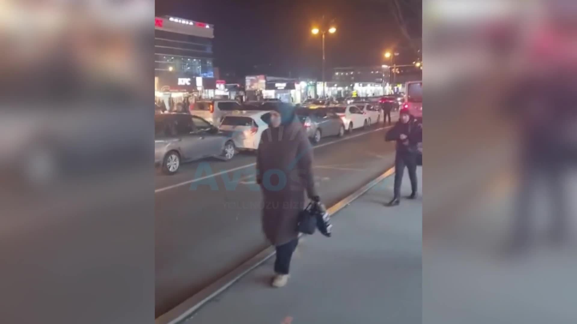 Yasamalda zəncirvari qəza: 4 taksi toqquşdu