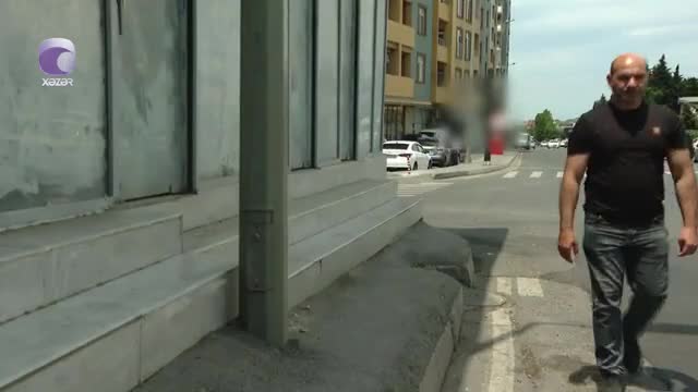 Bakıda obyekt səkini zəbt etdi 