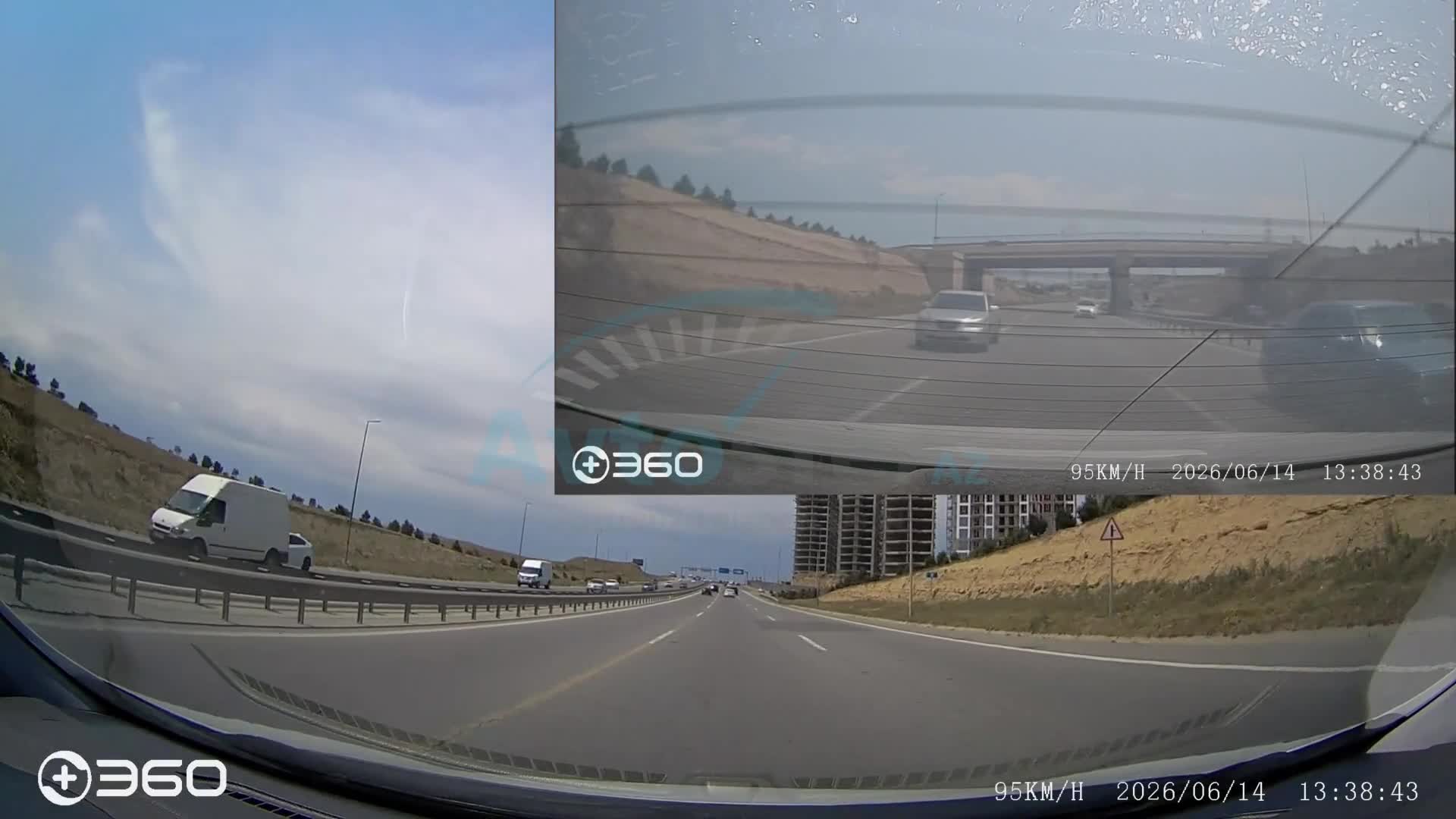 Ən sol zolaqdan ən sağa “atılan” sürücü 