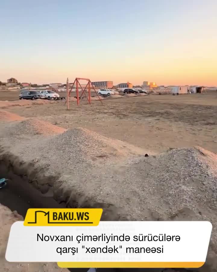 Novxanı çimərliyində sürücülərə qarşı 