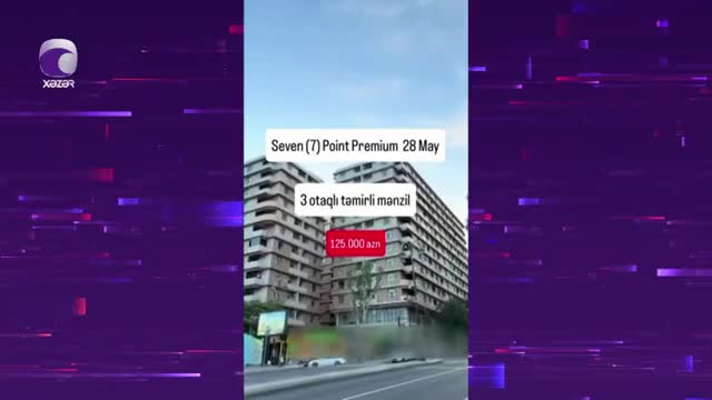 15 mərtəbəli binanın damında mənzil tikib, satışa çıxardılar