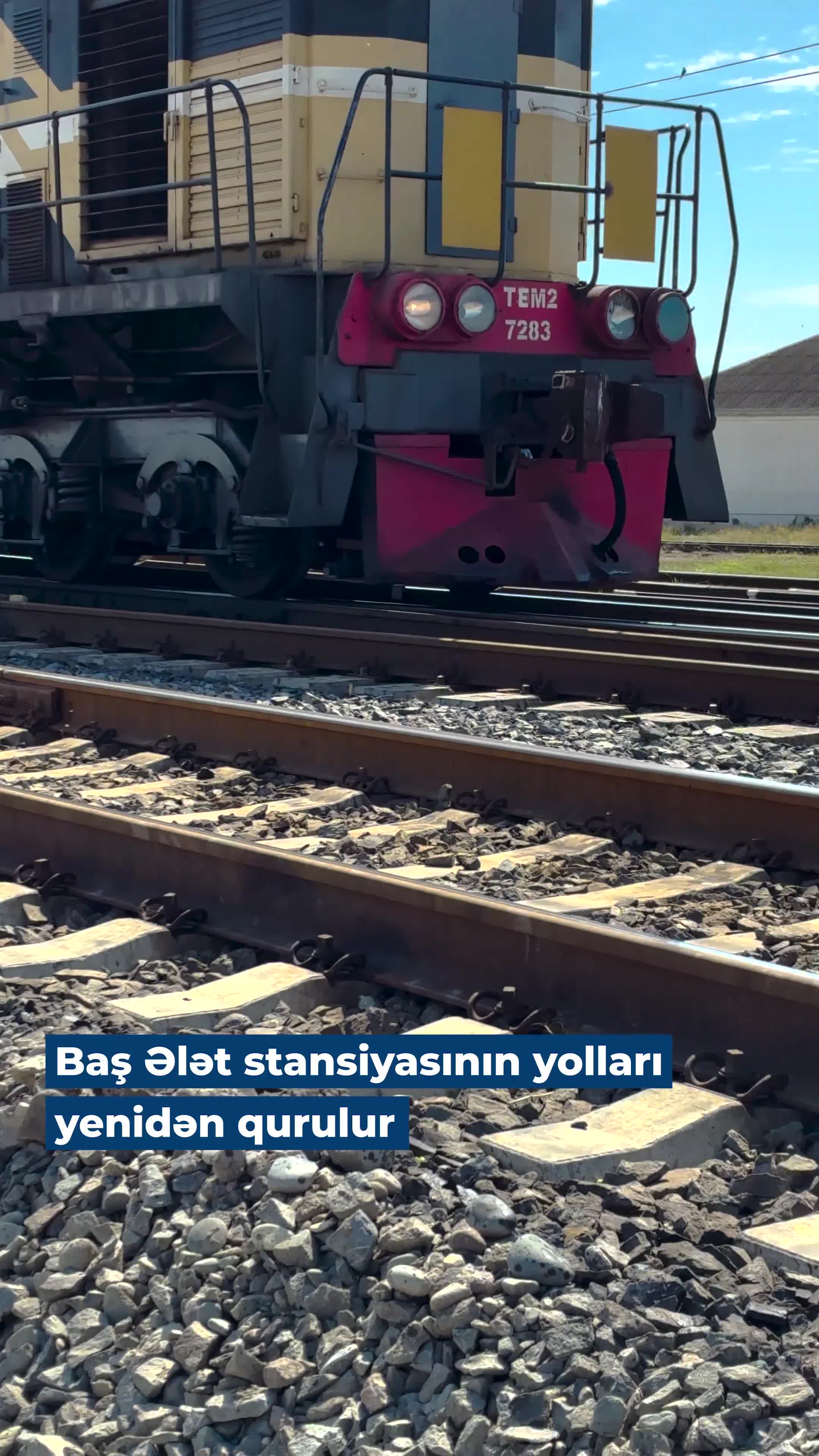 Baş Ələt stansiyasının yolları yenidən qurulur