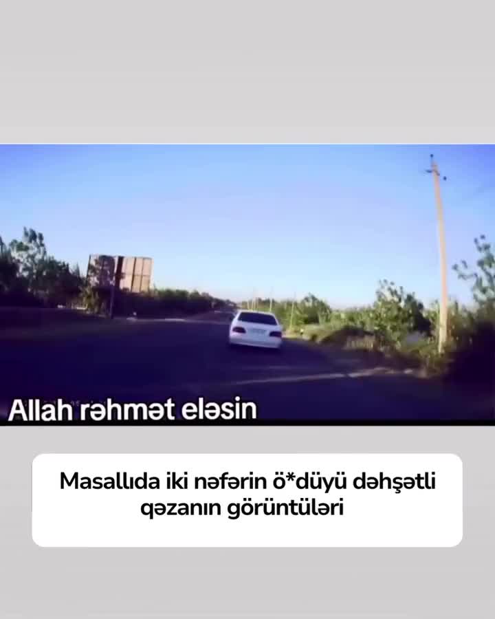 Masallıda iki nəfərin öldüyü qəza