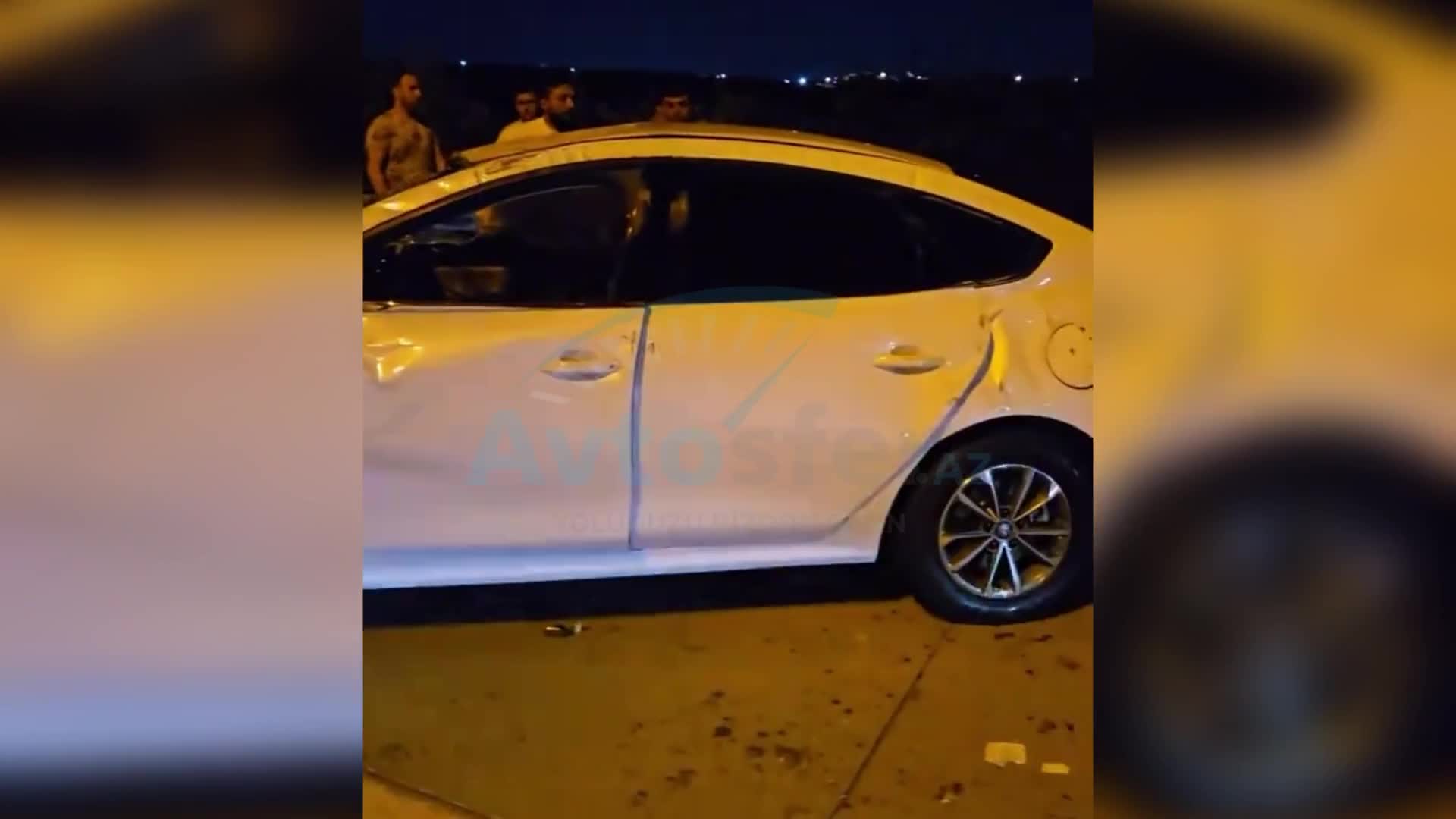 Hava limanı yolunda ağır qəza: “BYD” yük maşını ilə toqquşdu