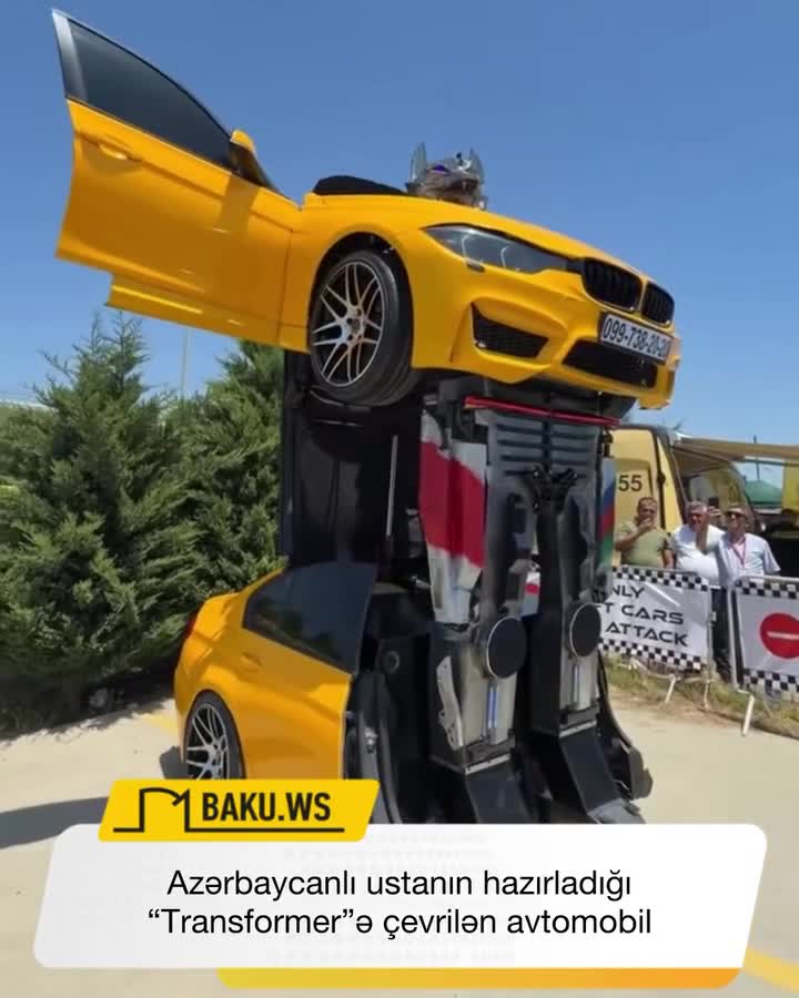 Azərbaycanlı ustanın hazırladığı "Transformer"