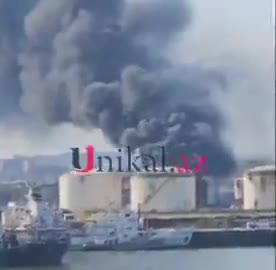 Bakıda neft emalı zavodunda partlayış