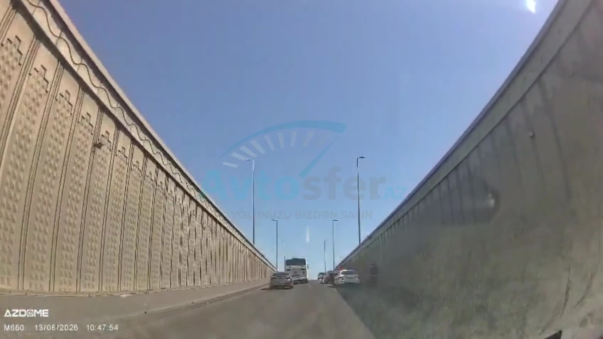 Tunelin çıxışında zəncirvari qəza