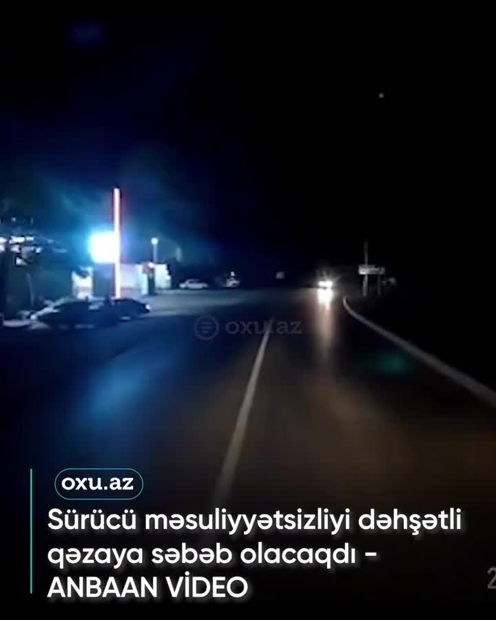 Sürücü məsuliyyətsizliyi dəhşətli qəzaya səbəb olacaqdı