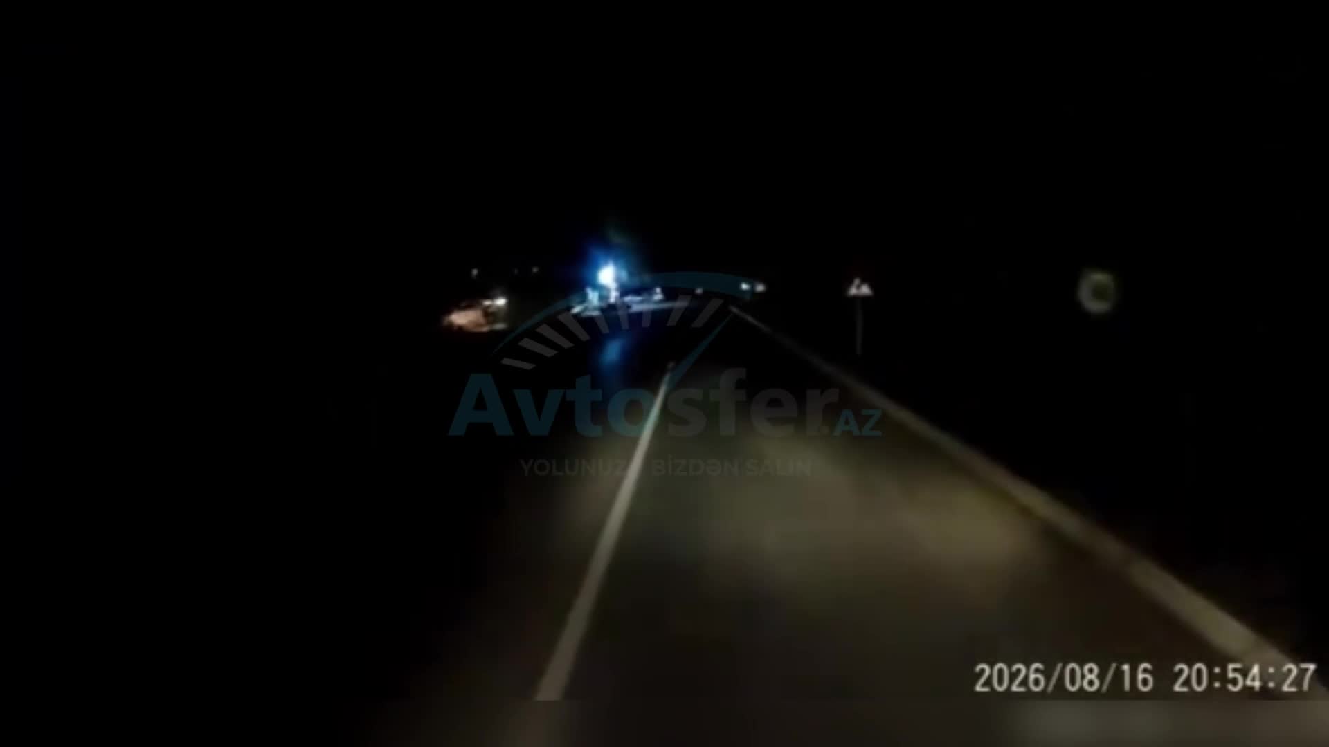 Sürücüyə qorxulu anlar yaşatdılar