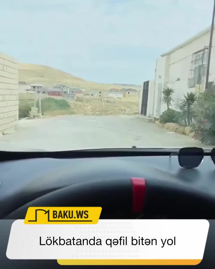 Lökbatanda qəfil bitən yol