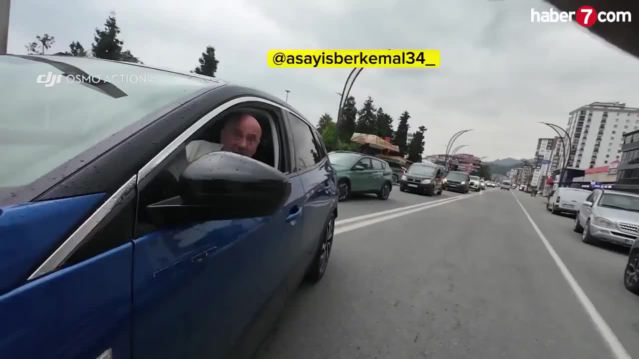 Kameranı görüb velosipedçiyə hücum etdilər 