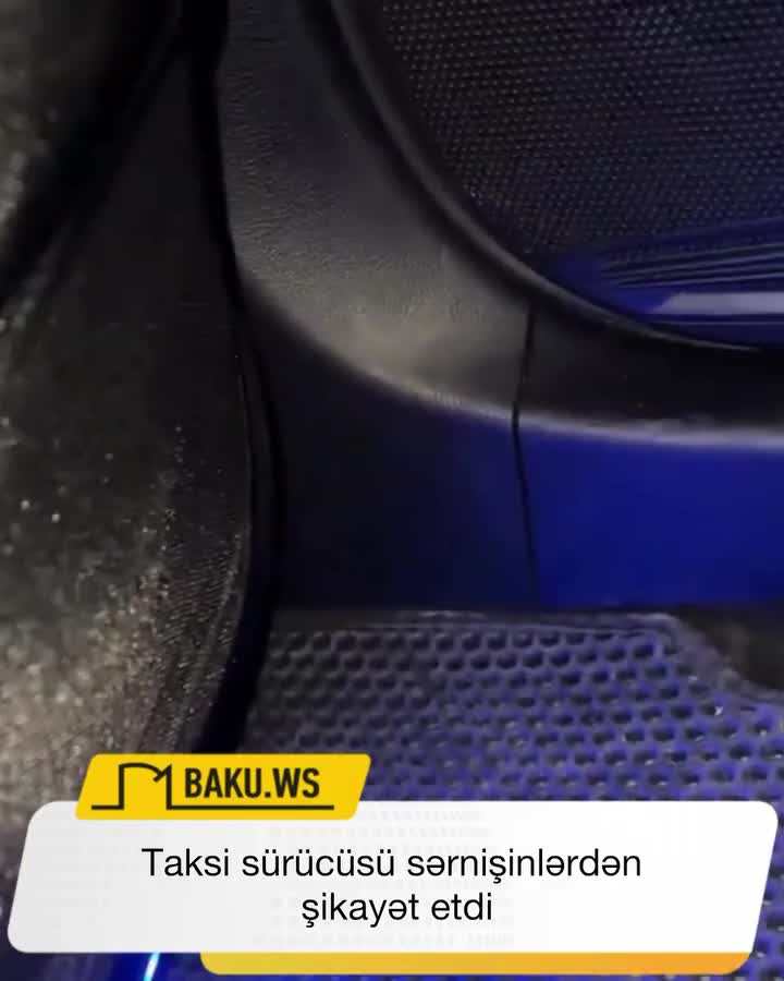 Taksi sürücüsü sərnişinlərdən şikayət etdi