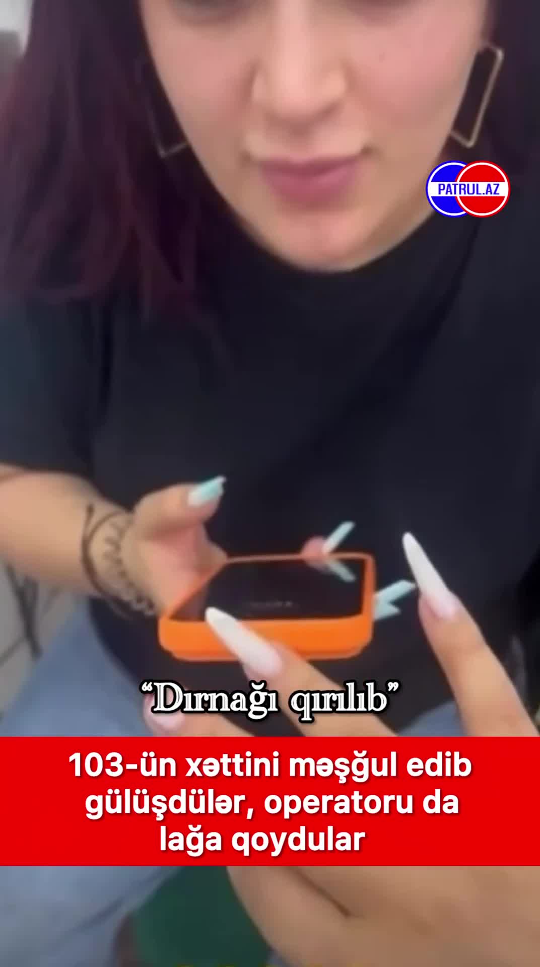 “103” xəttini əsassız məşğul edən qadın saxlanıldı