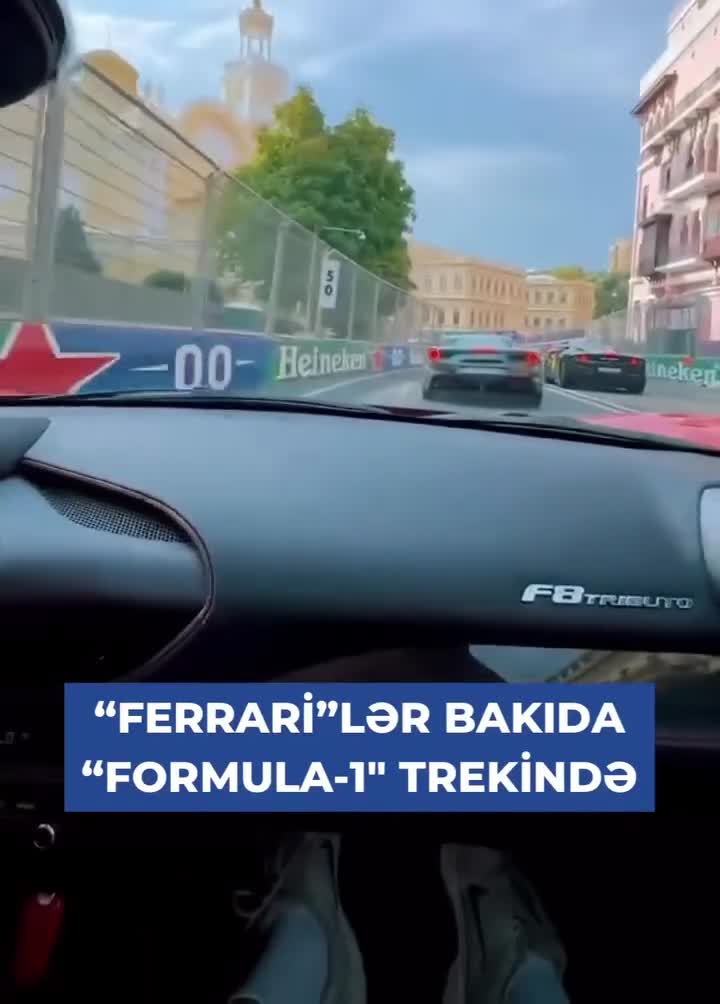 Bakıda “Ferrari”lər 