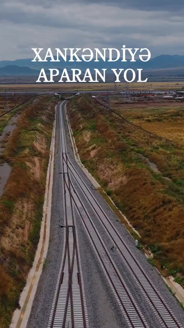 Ağdam-Xankəndi dəmiryol xəttinin bərpası davam edir