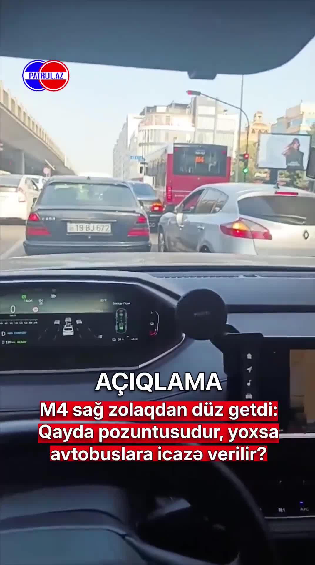 Qayda pozuntusudur, yoxsa avtobuslara icazə verilir? 