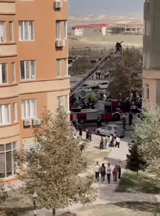 Masazırda mənzildə yanğın oldu 