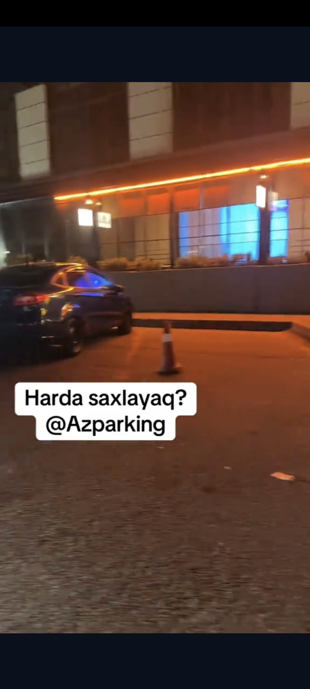 Azparking ərazisi zəbt olunub