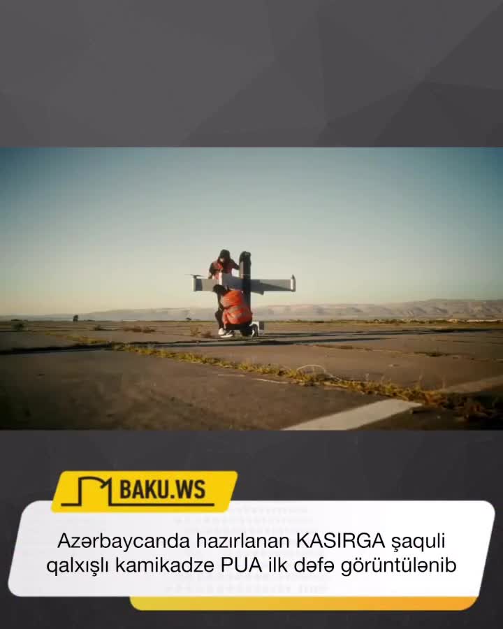 Baykarın KASIRGA kamikadze PUA-sı ilk dəfə görüntüləndi