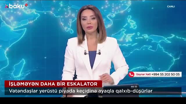Piyadaları təngə gətirən eskalator problemi 