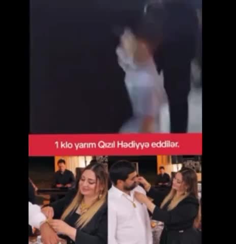 Pünhan Piriyevə 1 kq yarım qızıl hədiyyə etdilər