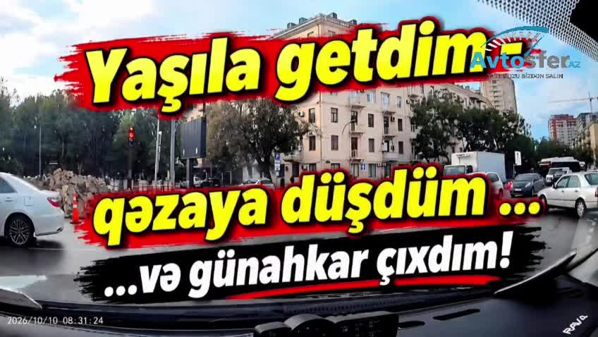 Bu küçədə yaşıl işıq yanan kimi tələsməyin: