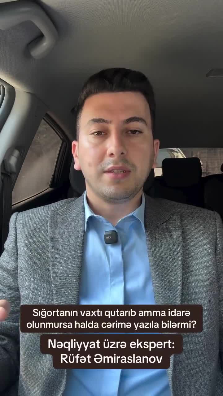 Sığortası bitən avtomobilə görə hansı halda cərimə yazılmır?