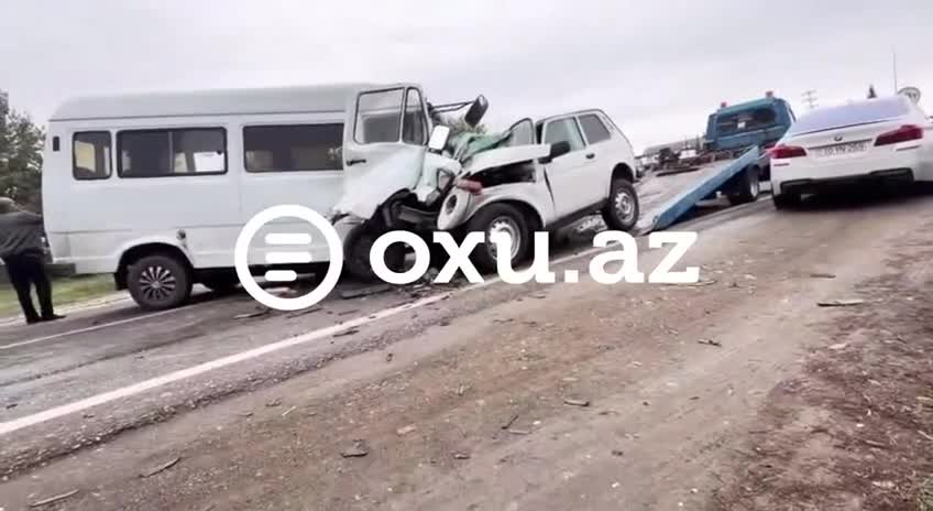 Ağcabədidə avtomobil qəzası