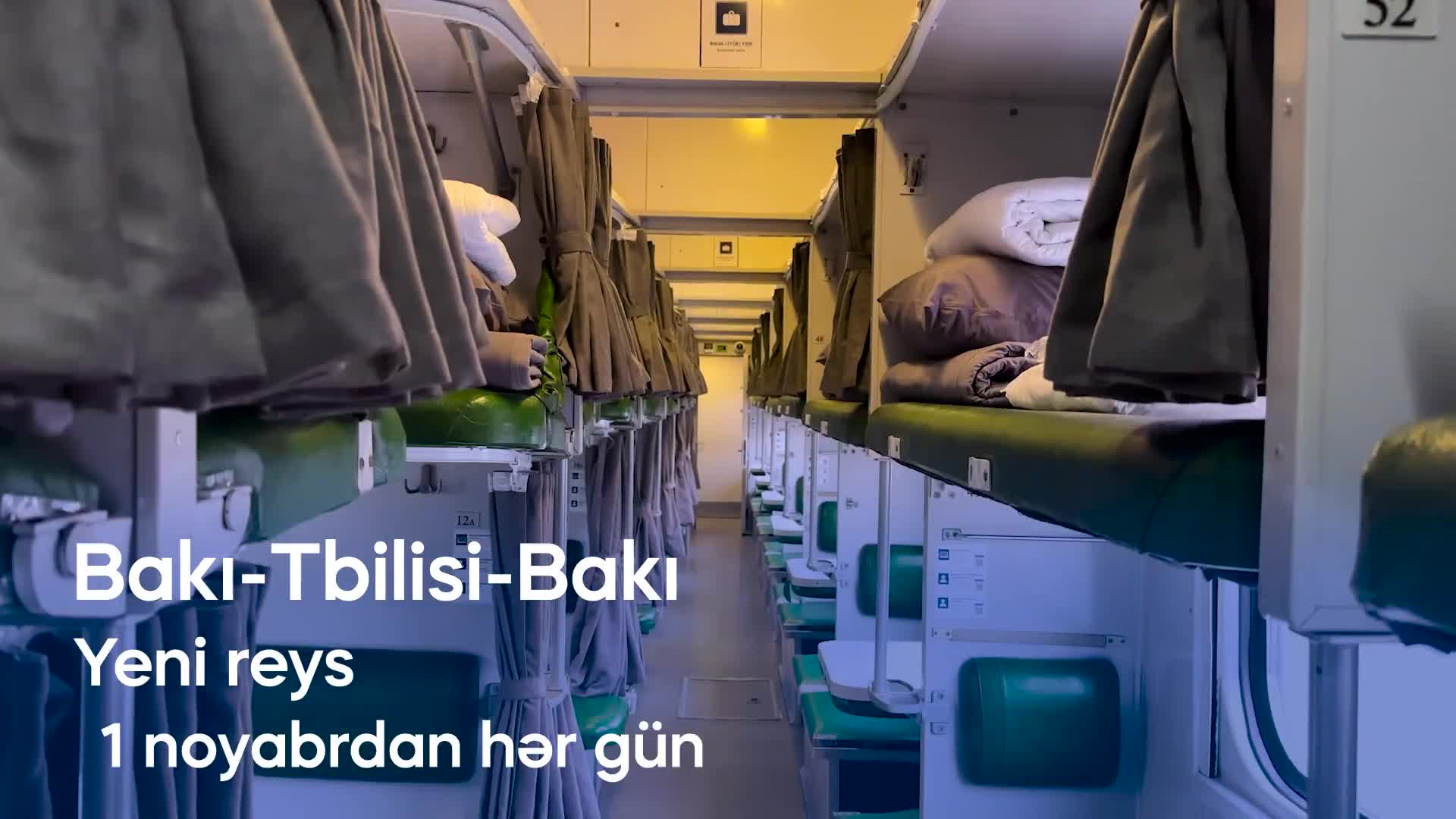 Bakı–Tbilisi–Bakı qatarlarının sayı 4-ə çatdırılır